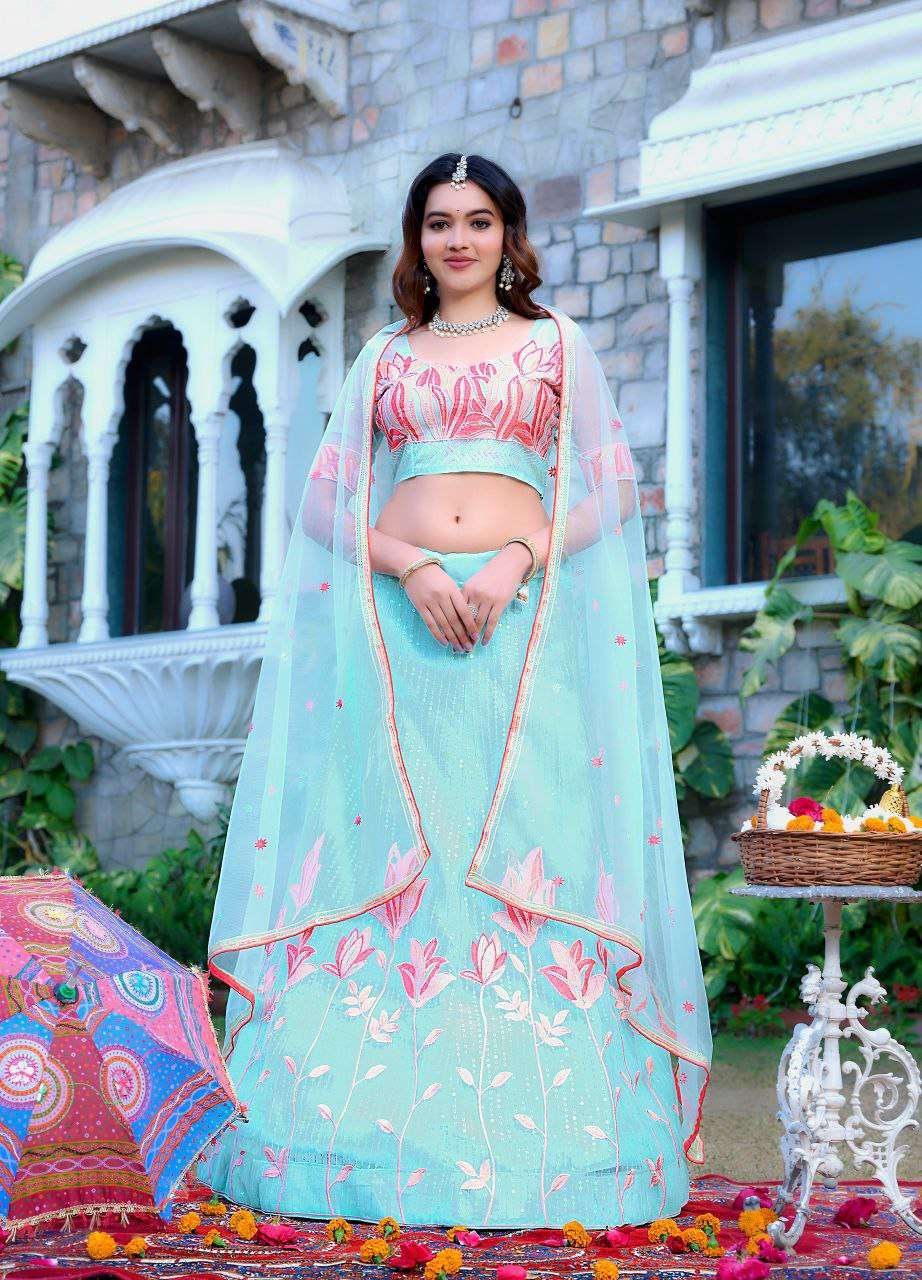 Women's Tussar Silk Patola Printed Lehenga Set with Dupatta ? Stitched with Can Can Flair - Image 16